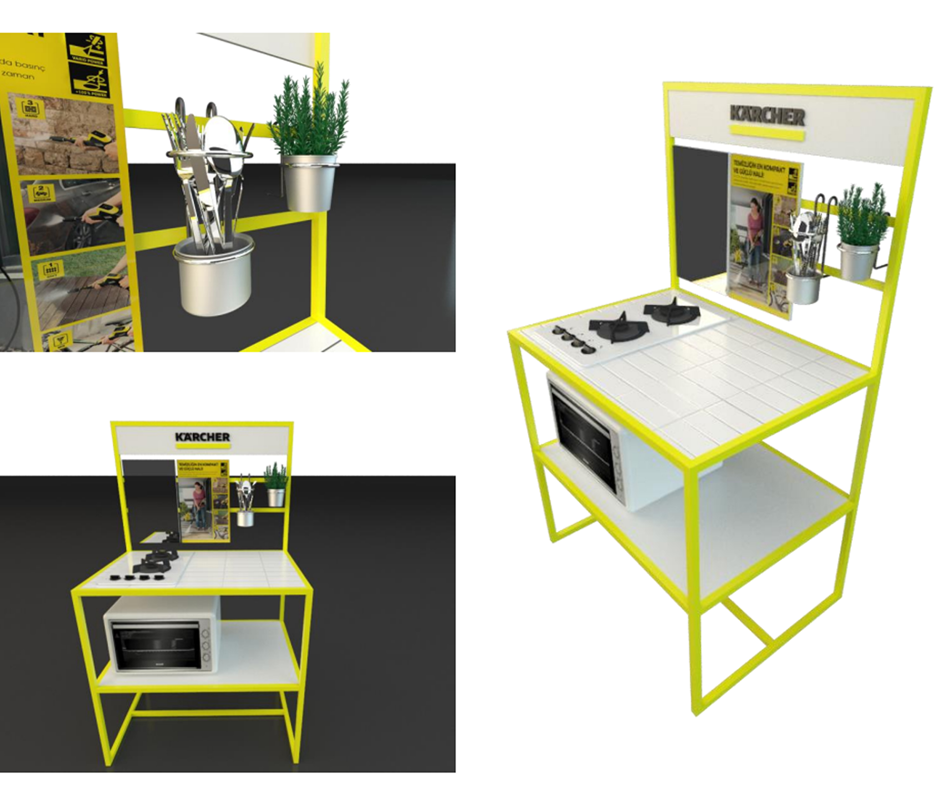 Ledin | Kärcher Deneyim Odaklı Ürün Standı Tasarımı