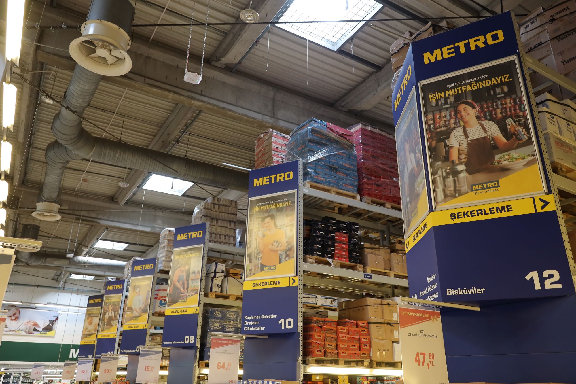 Ledin | Metro Mağazası – Mağaza İçi Grafik ve Baskı Tasarımı