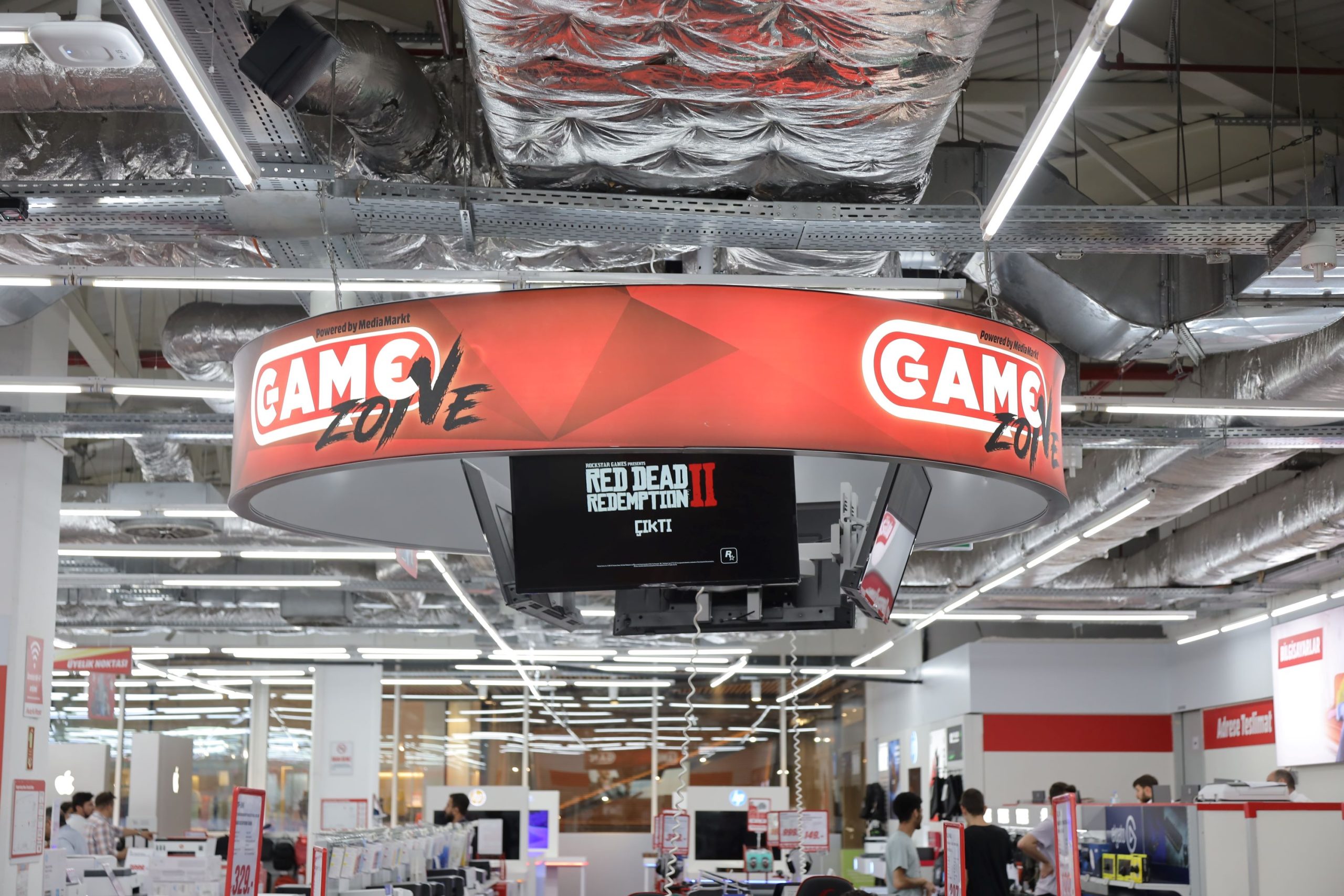 Ledin | MediaMarkt – GameZone Dairesel Lightbox Uygulaması